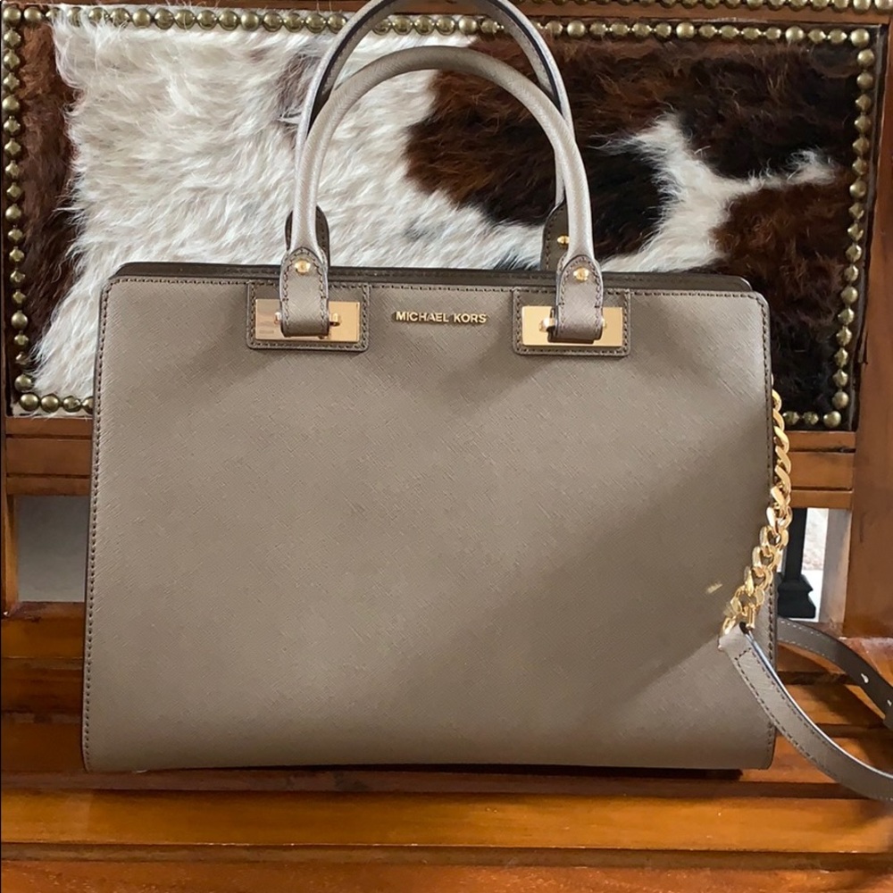 NWT Quinn Large Satchel - Saffiano Leather